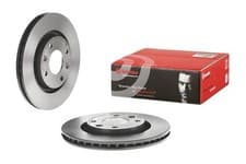 Image of 2x BREMBO 09.8695.11 Brake Disc Front Fits Citroen DS Opel Peugeot Vauxhall