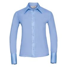Image of Russell Collection Womens/Ladies Long Sleeve Ultimate Non-Ir  BC1034