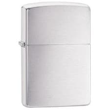 Image of Zippo Regular Brushed Chrome Refillable Windproof Lighter