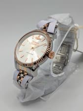 Image of Vivienne Westwood Seymour Silver & Rose Gold Two Tone Men’s Watch VV242SLSR 41mm