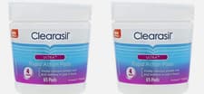 Image of 2x Clearsil 4-In-1Ultra Rapid Action Face Wipe Pads 65, For Acne Prone Skin x2