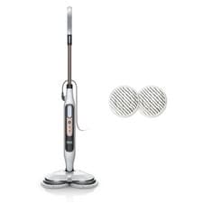 Image of Shark Automatic Steam Mop 2 Rotating Power Pads 3 Steam Settings Stain & Dirt