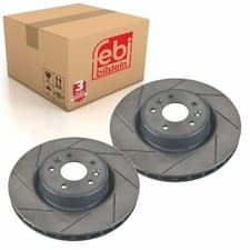 Image of Pair of Brake Disc Fits Renault Megane Coupe OE 402060019RSK1 Febi 108201
