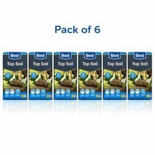 Image of 150L Top Soil Bulk Bag Pack 6x25L Lawn Soil Beds Borders Garden Ready Use
