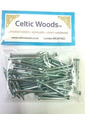 Image of Pack of 50 Masonry Nails 2.5 x 30 mm Extra Strong Heat Treated