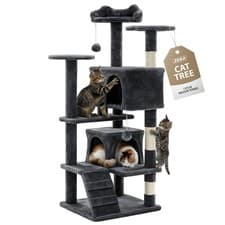 Image of LARGE CAT TREE ACTIVITY CENTRE MULTILEVEL SCRATCHING POST 133CM CLIMBING TOWER