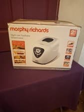 Image of Morphy Richards 48281 Fastbake Bread Maker - White New In Box with Instructions