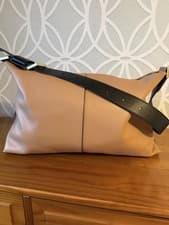 Image of All Saints Light Tan Genuine Leather Bag New with Out Tags Never Used