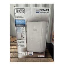 Image of BLACK+DECKER 20L/day Smart Wi‑Fi Dehumidifier, App Control, 6.5L Tank, 24hr