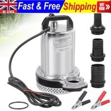 Image of DC 12V 8000L/H Submersible Dirty Water Pump Sump Flooding Pond Swimming Pool