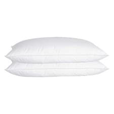 Image of Vision Essentials Duck Feather & Down Pillows - Twin Pack - Soft/Medium/Firm