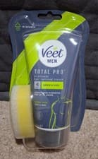 Image of Veet Men Total Pro In Shower Hair Removal Cream Chest & Body Normal Skin 150ml