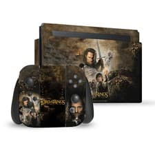 Image of LOTR THE RETURN OF THE KING POSTERS VINYL SKIN DECAL FOR NINTENDO SWITCH BUNDLE