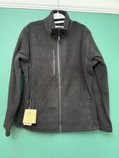 Image of Womens Regatta Fleece Top. Black Size 16. Full Zip. Very Soft. TRF628. SKU 50010