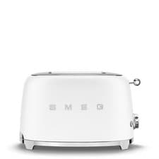Image of SMEG 50's Style 2 Slice 2 Slot Toaster TSF01WHMUK Matte White - NEW