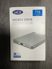 Image of LaCie Mobile Drive 1T External Portable Hard drive USB-C USB3.1 Gen2 STHG1000400