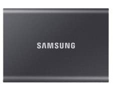 Image of Samsung T7 Portable SSD - 2 TB - USB 3.2 Gen.2 External SSD Titanium Grey