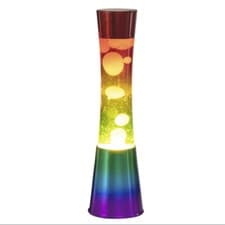 Image of Global Gizmos Modern Tower Style Lava Lamps / Relaxing Mood Lights / 2 Colours