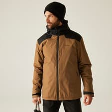 Image of Regatta Mens Gents Thornridge Waterproof Insulated Hooded Jacket Coat RMP437