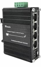 Image of Industrial 5-Port Gigabit PoE+ Ethernet Switch, 4× PoE+ Ports 120W, 1× SFP Fiber