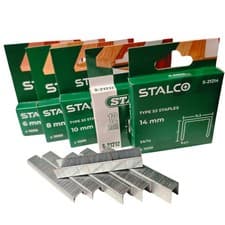 Image of 6,8,10,12,14mm 1000 PCS STAPLES 53A Heavy Duty Gun Staple Upholstery Galvanized