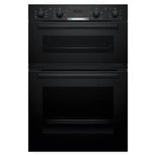 Image of Bosch Series 4 MBA533BB3B Electric Built-In Double Oven - Black MBA533BB3B