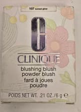 Image of Clinique Blushing Blush Powder Blush, COLOUR: 107 SUNSET GLOW