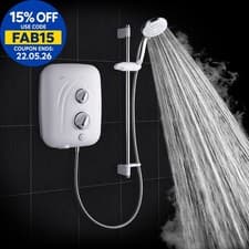 Image of Mira Elite SE Pumped Electric 9.8kW White & Chrome Shower Model 1.1941.001