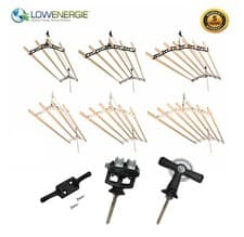 Image of Pulley Clothes Airer Ceiling Maid Victorian Laundry Rack Maiden Kitchen Dryer