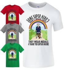 Image of Captain Tom Moore What a Legend T-Shirt Thank You NHS Top 