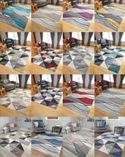 Image of Impulse Thick Quality Modern Carved Rugs Runner Small Extra Large Soft Mat Cheap