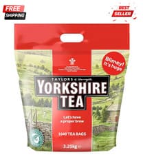 Image of Yorkshire Tea, Total 1040 Tea Bags, (Pack of 3.25 kg) new uk