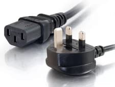 Image of UK Kettle 13A Lead Power Cable IEC C13 Mains 1m, 2m, 2.5m, 3m, 4m, 5m, 6m, 10m