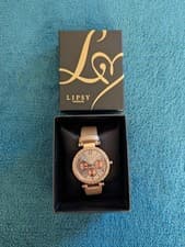Image of BRAND NEW Lipsy London Ladies Quartz Watch Rose Gold with NEW BATTERY
