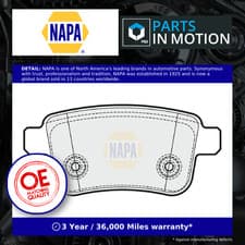 Image of Brake Pads Set Rear NBP1611 NAPA 4154210400 4154210410 A4154210400 A4154210410
