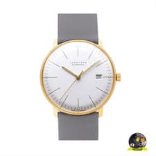 Image of Junghans Max Bill 027/7805.00 Automatic Gold Plexiglass Men's Watch 38mm NEW