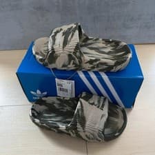 Image of Adidas Adilette 22 New Women’s Slides Sandals With Box UK 4 Khaki Beige Green