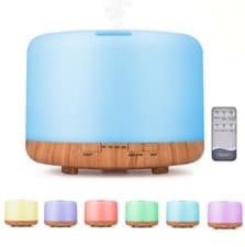 Image of LED Essential Oil Diffuser Aroma Humidifier Ultrasonic Aromatherapy Air Purifier