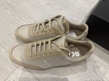 Image of BOSS Saturn Beige Low Top Trainers Size UK 8 EUR 42 RRP £139