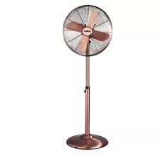 Image of Tower T637000C Portable 16” Pedestal Fan 3 Speed Copper Settings C