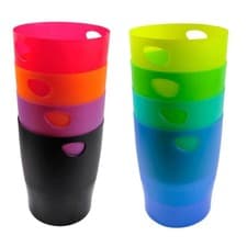 Image of Waste Paper Bins Exacompta EcoBin Office 15L 38 x 30 x 10cm 8 Assorted Colours