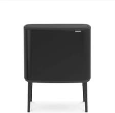 Image of Brabantia Bo Touch Bin - 11L + 23L Inner Buckets (Matt Black) Waste/Recycling