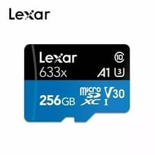 Image of 1x Lexar 633x 256GB Micro SD Card microSDXC UHS Card W/O SD Adapter Memory