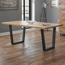 Image of Dining Table, Brooklyn 6 Seater Rectangular Dining Table, Oak R26