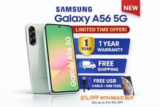 Image of Samsung Galaxy A56 5G Mobile Phone 128GB & 256GB 2025 Model Boxed Android Phone