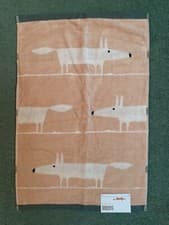 Image of BNWT SCION MR FOX GUEST TOWEL BLUSH PALE PINK