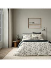 Image of Bedeck of Belfast Arianne King Duvet Cover Set, Charcoal Grey