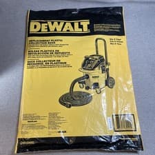 Image of DEWALT DWV9400 Dust Extractor Disposable Plastic Liner 5 Pack
