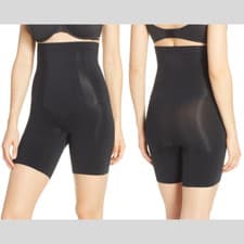 Image of NEW Spanx 'Oncore' High Waist Mid Thigh Shaper Black [SZ Large ] #2052