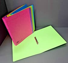 Image of 5x BRAND NEW EXACOMPTA EUROPA A4 2 RING 16mm RING BINDERS FILES FOLDERS ASSORTED